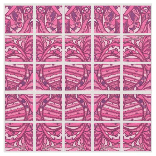 Abstract roze paneelschildering stof (Close Up)