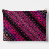 Abstract Roze Patroon Cosmetische Tas (Achterkant)