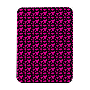 Abstract roze patroon magneet