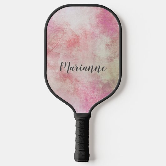 Abstract roze patroon Pickleball Paddle (Achterkant)