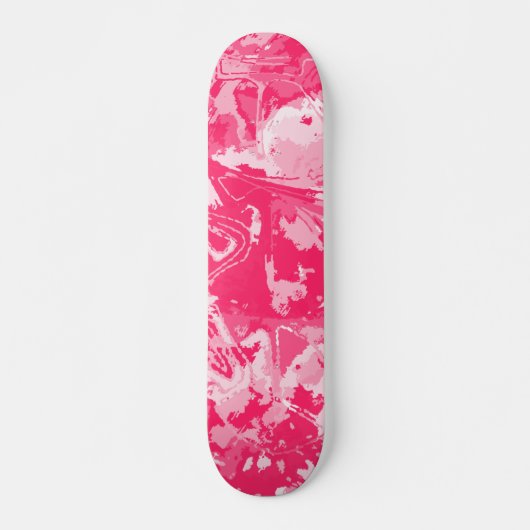 Abstract roze patroonskateboard persoonlijk skateboard (Voorkant)