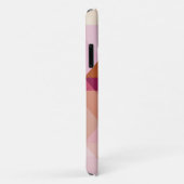 Abstract roze perzik geometrische telefoonhoes Case-Mate iPhone case (Achterkant/rechts)