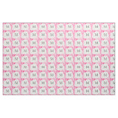 Abstract roze rondzendmonogram stof (Yard (91,4 cm))