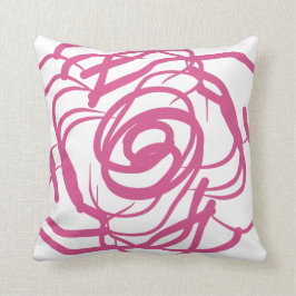 Abstract roze rozen-decor Pillow Kussen