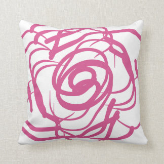 Abstract roze rozen-decor Pillow Kussen