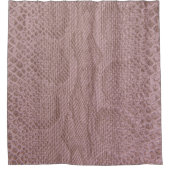 Abstract roze snakeskin douchegordijn (Voorkant)