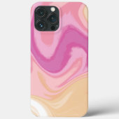 Abstract Roze Streep Modern Telefoon Girly Case-Mate iPhone Case (Achterkant)