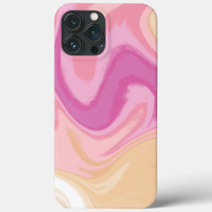 Abstract Roze Streep Modern Telefoon Girly Case-Mate iPhone Case