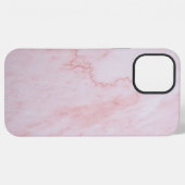 Abstract Roze Textuur Marmer iPhone Hoesje (Achterkant horizontaal)