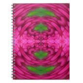Abstract roze ventilatorbenzine Notitieboek (Voorkant)