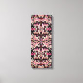 Abstract roze vloerschilderschilderij canvas afdruk (Voorkant)