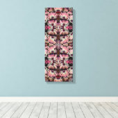 Abstract roze vloerschilderschilderij canvas afdruk (Insitu (Houten vloer))