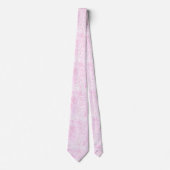 Abstract Roze Webby Tie Dye Stropdas (Voorkant)