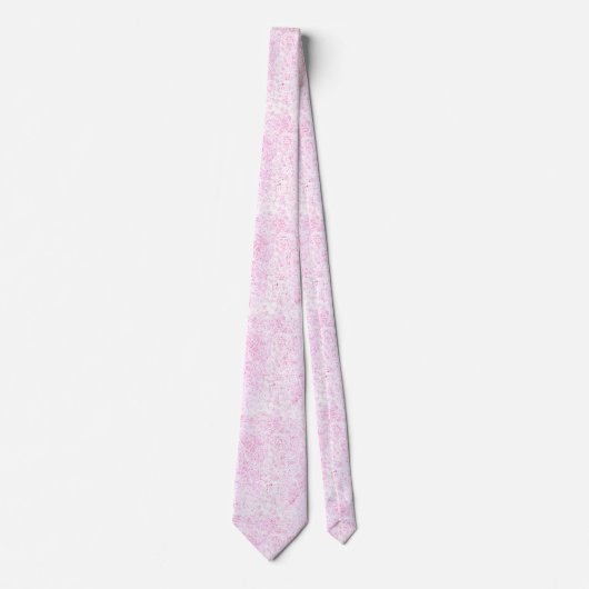Abstract Roze Webby Tie Dye Stropdas (Voorkant)