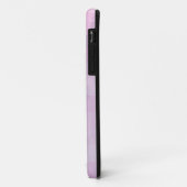 Abstract roze wit grijs mozaïekpatroon Case-Mate iPhone case (Achterkant/links)