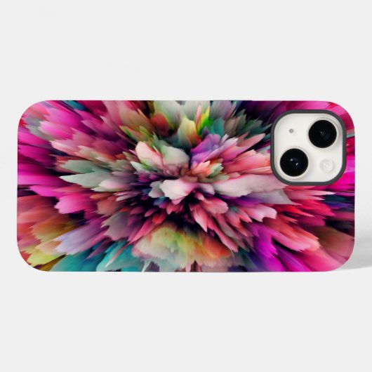 Abstract roze wolk | iPhone 14 Hoesje-Mate Case-Mate iPhone Case (Achterkant (horizontaal))
