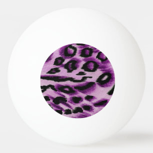 Abstract roze zwarte heipster Cheetah Animal Print Pingpongbal