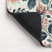 Abstract rozen bloeiend ontwerp. Patroon met Muismat (Hoek)