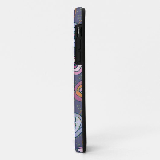 Abstract rozenveld patroon Case-Mate iPhone case (Achterkant/links)
