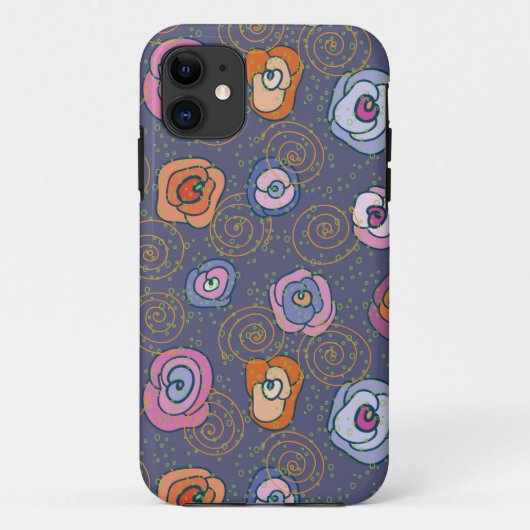 Abstract rozenveld patroon Case-Mate iPhone case (Achterkant)
