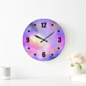 Abstract ruimteontwerp in Paarse roze en geel Grote Klok (Huis)