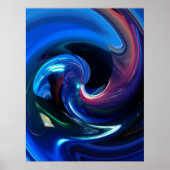 Abstract ruimteschip Poster (Voorkant)