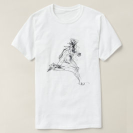 Abstract Runner Sketch T-shirt