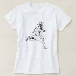 Abstract Runner Sketch T-shirt