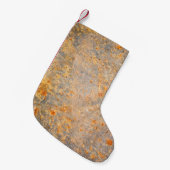 Abstract rusty grunge metal backgroundabstract, ag kleine kerstsok (Voorkant (Hangend))