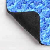 Abstract Ruw Blauw Oppervlak Muismat (Hoek)