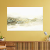 Abstract Salie Goud Landschap Modern Minimalistisc Canvas Afdruk (Insitu (Woonkamer))