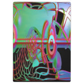 Abstract samenhorigheidsklembord klembord (Achterkant)