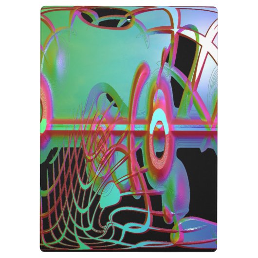 Abstract samenhorigheidsklembord klembord (Achterkant)