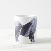 Abstract Samoyed silhouet Koffiemok (Center)