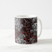 Abstract samphire-ontwerp koffiemok (Voorkant rechts)