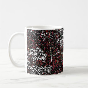 Abstract samphire-ontwerp koffiemok