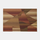 Abstract Sandy Faux Wood Deurmat (Voorkant)