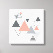 Abstract Scandinavisch geometrisch ontwerp Canvas Afdruk (Voorkant)