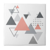 Abstract Scandinavisch geometrisch ontwerp Tegeltje (Voorkant)