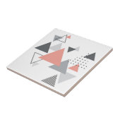 Abstract Scandinavisch geometrisch ontwerp Tegeltje (Zijkant)