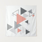 Abstract Scandinavisch geometrisch ontwerp Wandkleed (Voorkant (horizontaal))