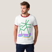 Abstract scenario t-shirt (Voorkant volledig)