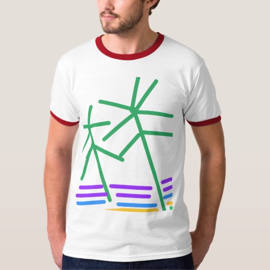 Abstract scenario t-shirt (Voorkant)