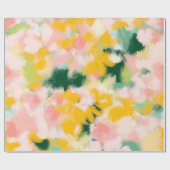 Abstract schilderachtig helder patroon cadeaupapier (Vlak)