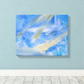 Abstract schilderen 51 "Bliss Canvas Afdruk (Insitu (Houten vloer))