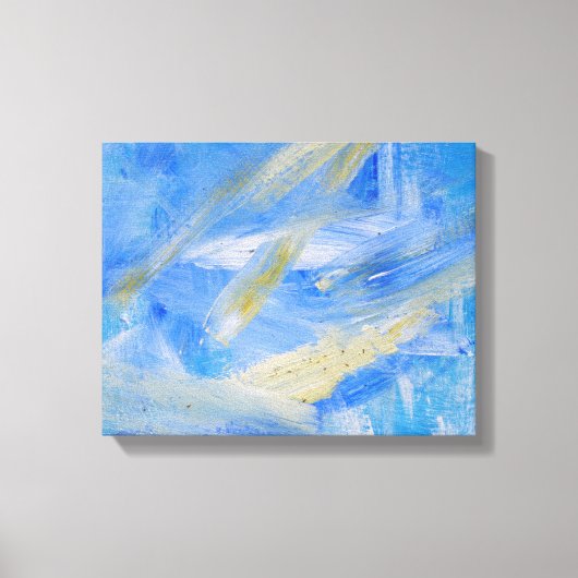 Abstract schilderen 51 "Bliss Canvas Afdruk (Voorkant)