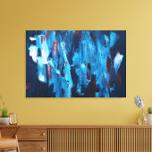 Abstract schilderen 51 "Bliss Canvas Afdruk (Insitu (Woonkamer))