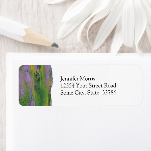 Abstract schilderen 51 "Bliss Etiket (Insitu)