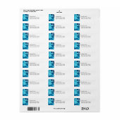 Abstract schilderen 68-Ocean Tide Etiket (Full Sheet)