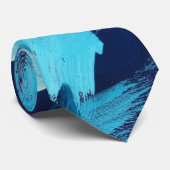 Abstract schilderen 68-Ocean Tide Stropdas (Opgerold)